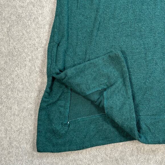 Anthropologie Postmark Oversized Turtleneck Sweater Size X-Small Green - Picture 3 of 8
